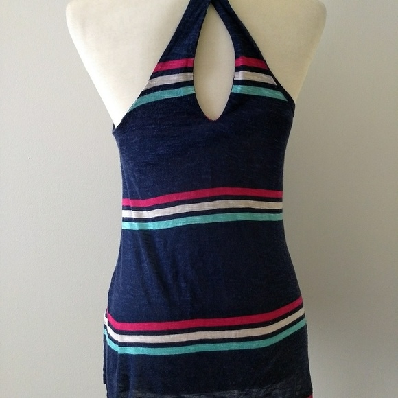 {Splendid} Stripe Twist Back Tank-Small - Picture 4 of 6